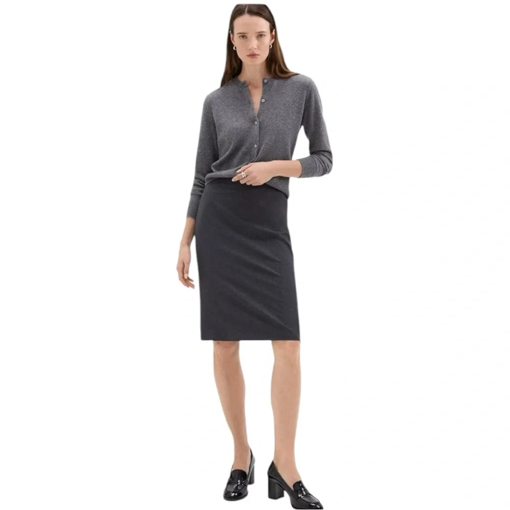 Theory Black Women's Skirt